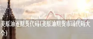 美原油期货交易的最小手数(美原油期货交割日)