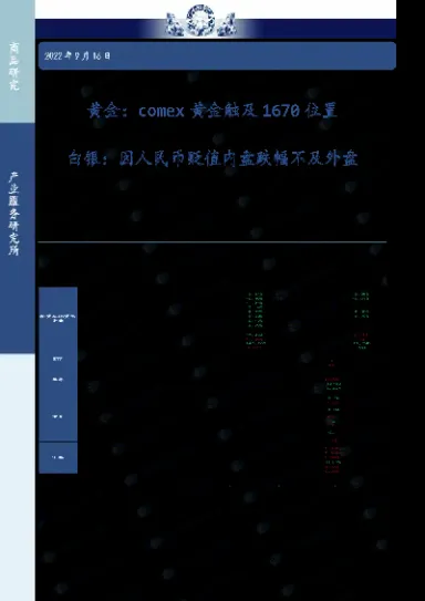 黄金外盘期货喊单(黄金外盘跌内盘涨怎么回事)