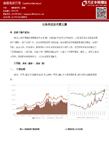 焦炭焦煤期货的基本面(焦炭期货价格走势图)