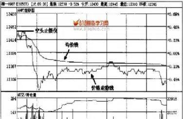 期货分时走势图上有两条线(期货分时图中的红绿线)
