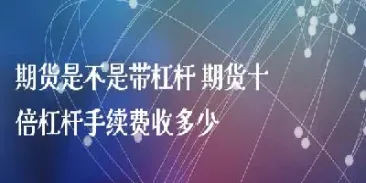 期货加杠杆的手续费是多少(期货加杠杆什么意思)