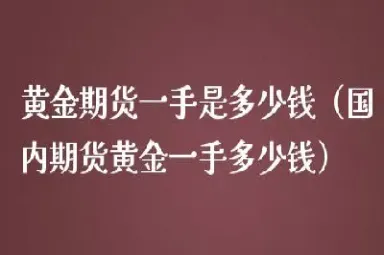 国外期货黄金一手等于多少克(国外期货黄金一手等于多少克呢)