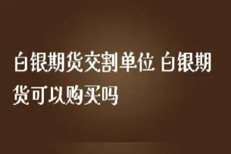 白银期货适合日内交易吗(白银期货的交易手续费是多少)
