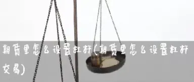 期货带杠杆什么意思(期货不加杠杆怎么玩)