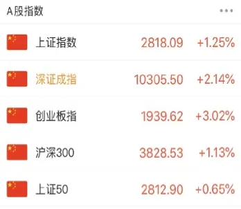 a股大盘指数小幅上涨(a股大盘指数小幅上涨的原因)