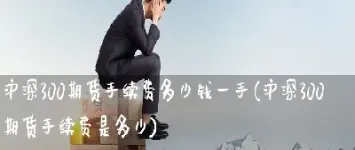 沪深300手续费多少(沪深300期指手续费)