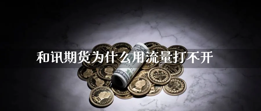 和讯期货为什么用流量打不开