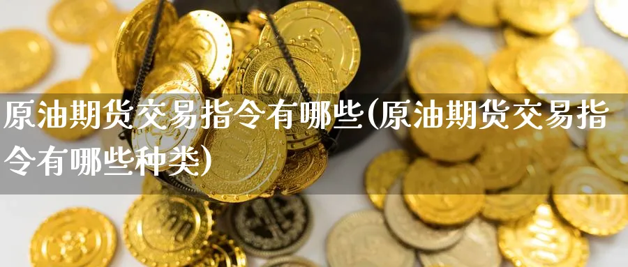 原油期货交易指令有哪些(原油期货交易指令有哪些种类)