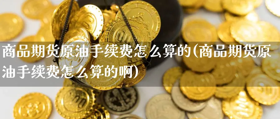 商品期货原油手续费怎么算的(商品期货原油手续费怎么算的啊)