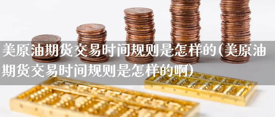 美原油期货交易时间规则是怎样的(美原油期货交易时间规则是怎样的啊)