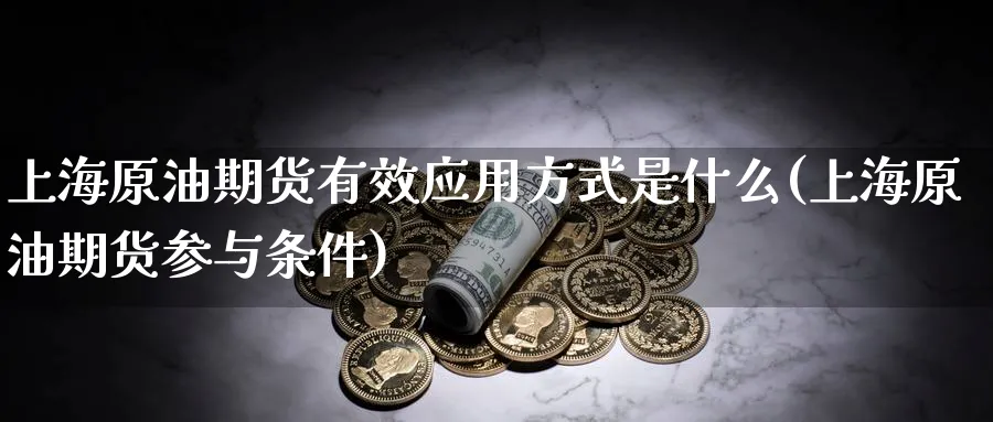 上海原油期货有效应用方式是什么(上海原油期货参与条件)