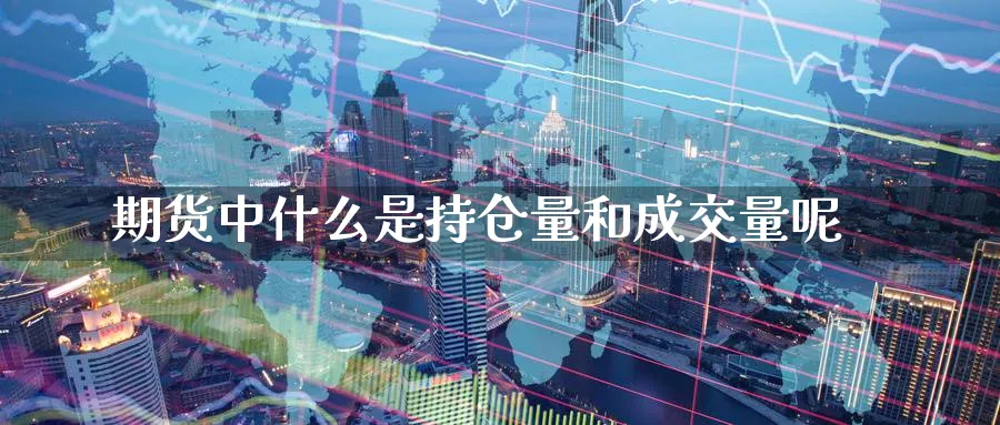 期货中什么是持仓量和成交量呢
