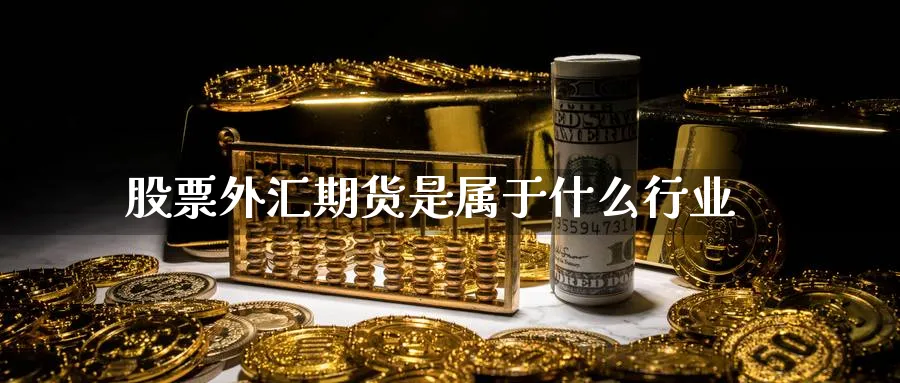 股票外汇期货是属于什么行业