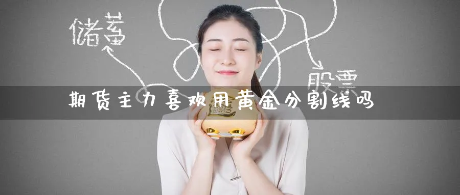 期货主力喜欢用黄金分割线吗