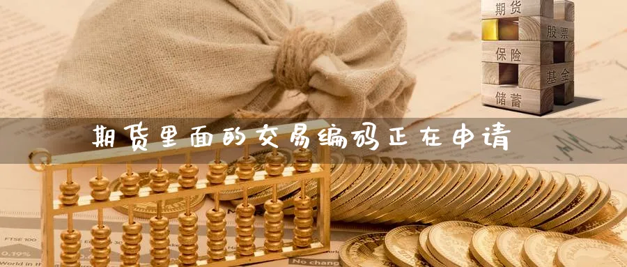 期货里面的交易编码正在申请