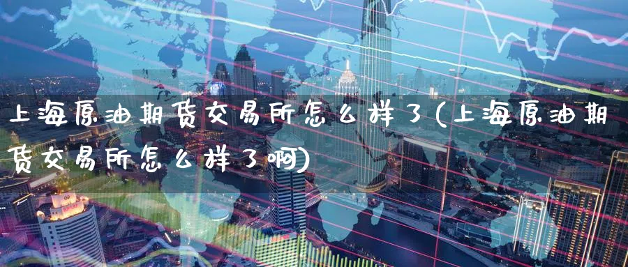 上海原油期货交易所怎么样了(上海原油期货交易所怎么样了啊)_https://www.lytzg.com_美原油期货_第1张