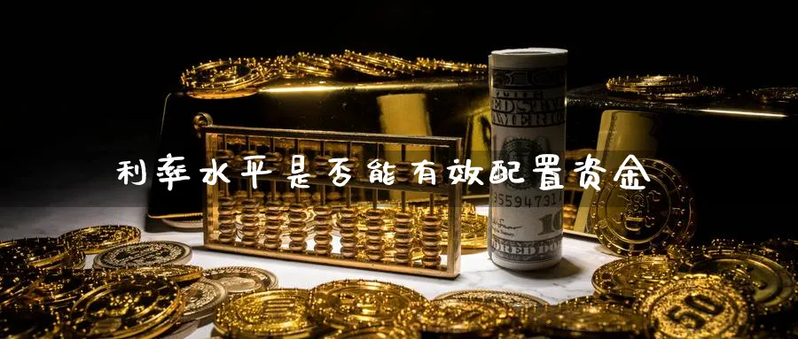 利率水平是否能有效配置资金