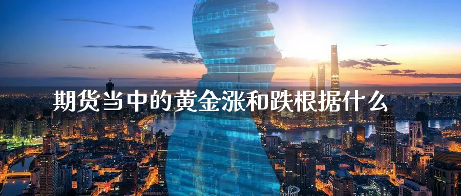 期货当中的黄金涨和跌根据什么