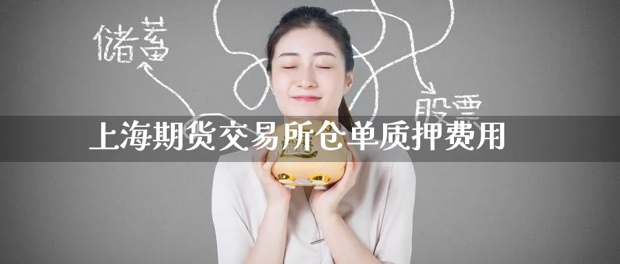 上海期货交易所仓单质押费用