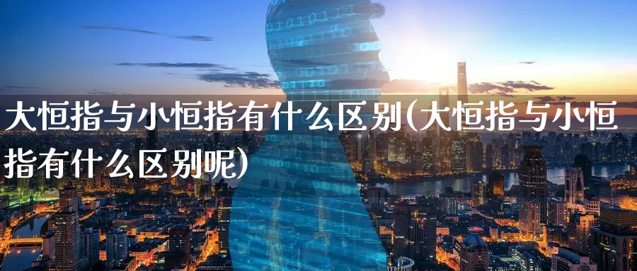 大恒指与小恒指有什么区别(大恒指与小恒指有什么区别呢)