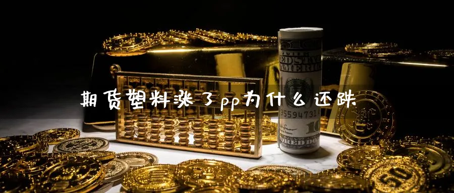 期货塑料涨了pp为什么还跌
