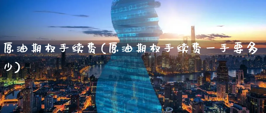 原油期权手续费(原油期权手续费一手要多少)