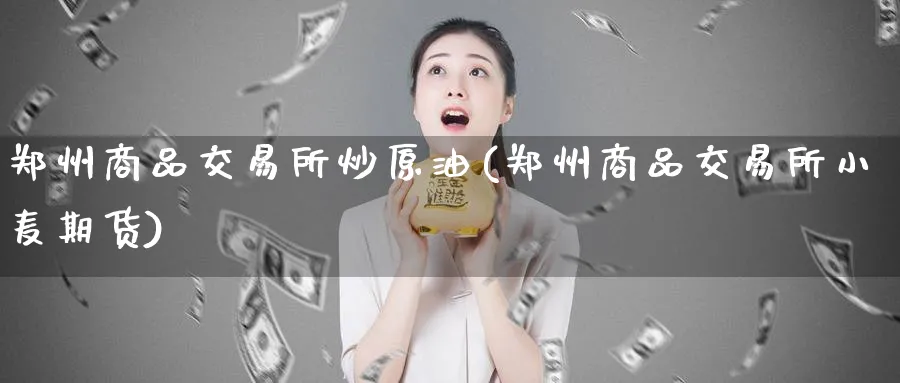 郑州商品交易所炒原油(郑州商品交易所小麦期货)_https://www.lytzg.com_原油期货学院_第1张