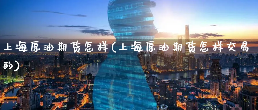 上海原油期货怎样(上海原油期货怎样交易的)