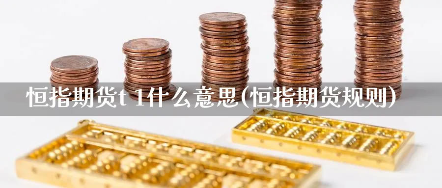 恒指期货t 1什么意思(恒指期货规则)