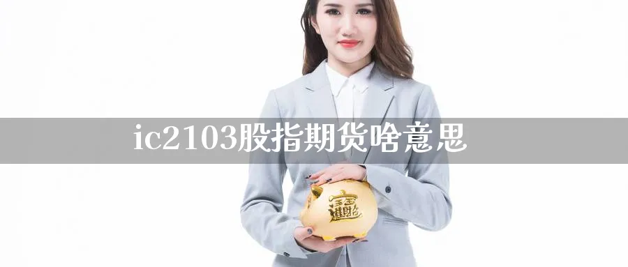 ic2103股指期货啥意思