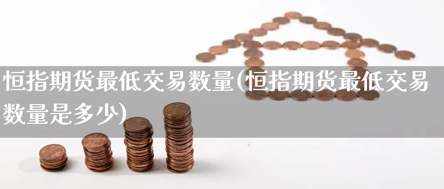 恒指期货最低交易数量(恒指期货最低交易数量是多少)_https://www.lytzg.com_原油期货学院_第1张