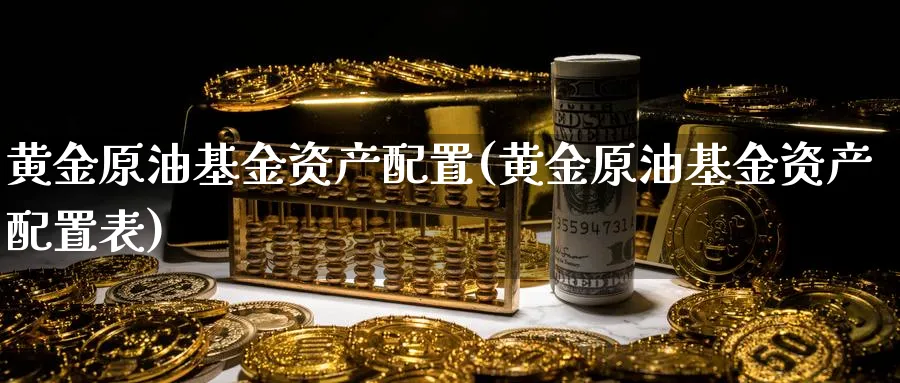 黄金原油基金资产配置(黄金原油基金资产配置表)