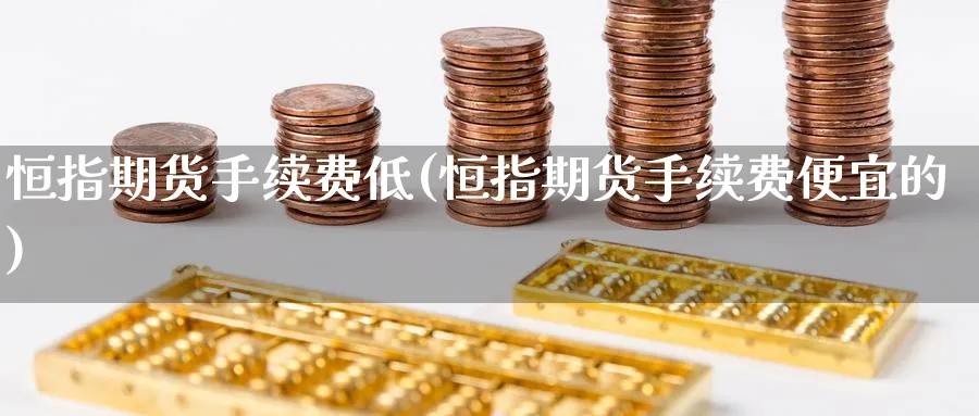 恒指期货手续费低(恒指期货手续费便宜的)_https://www.lytzg.com_原油期货学院_第1张