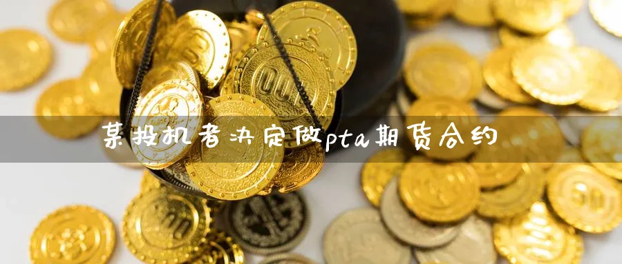 某投机者决定做pta期货合约