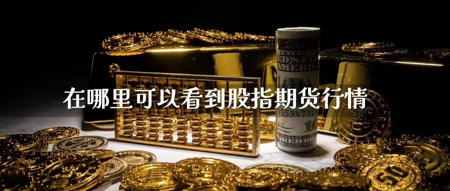 在哪里可以看到股指期货行情