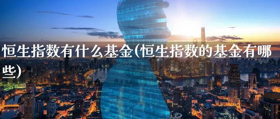 恒生指数有什么基金(恒生指数的基金有哪些)