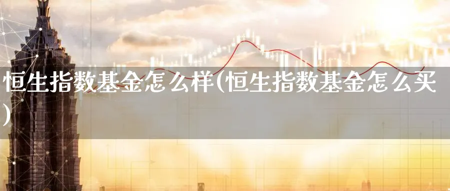恒生指数基金怎么样(恒生指数基金怎么买)
