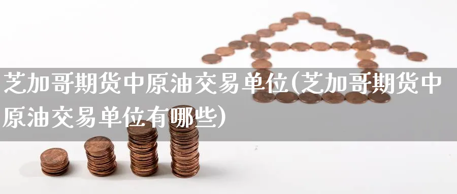 芝加哥期货中原油交易单位(芝加哥期货中原油交易单位有哪些)