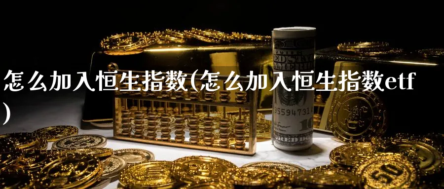 怎么加入恒生指数(怎么加入恒生指数etf)
