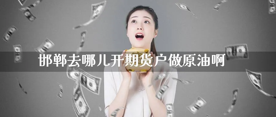 邯郸去哪儿开期货户做原油啊