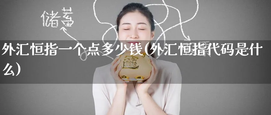 外汇恒指一个点多少钱(外汇恒指代码是什么)_https://www.lytzg.com_原油期货学院_第1张