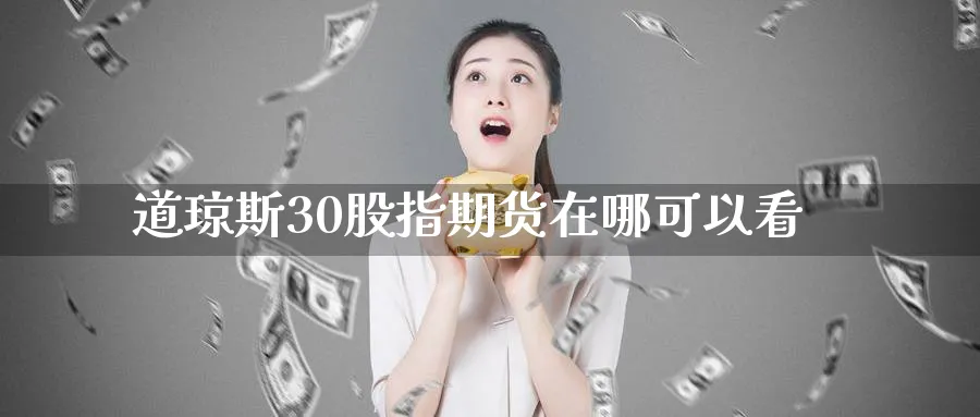 道琼斯30股指期货在哪可以看