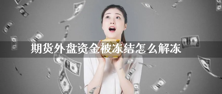 期货外盘资金被冻结怎么解冻