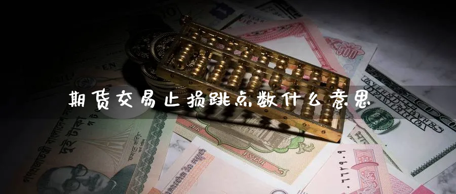 期货交易止损跳点数什么意思
