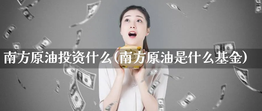 南方原油投资什么(南方原油是什么基金)
