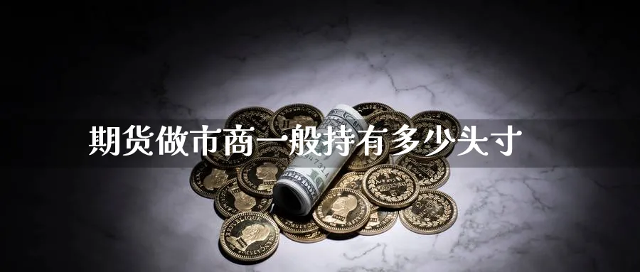 期货做市商一般持有多少头寸