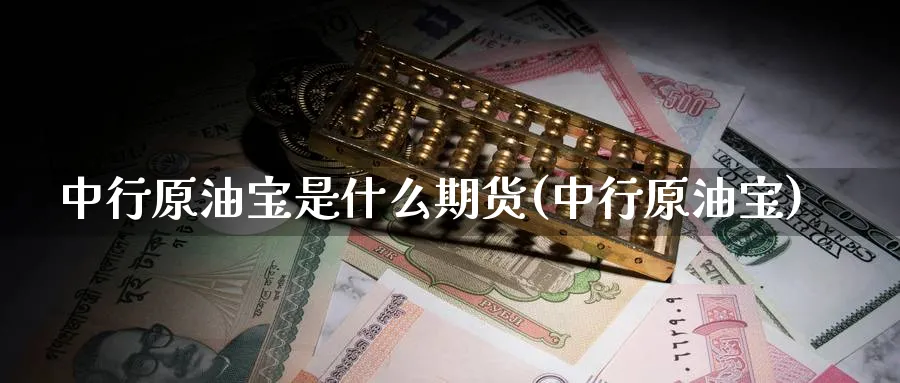 中行原油宝是什么期货(中行原油宝)